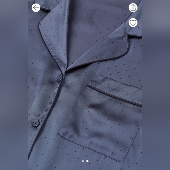 COPY - H&M Satin Nightshirt and Pyjama - Picture 2 of 6